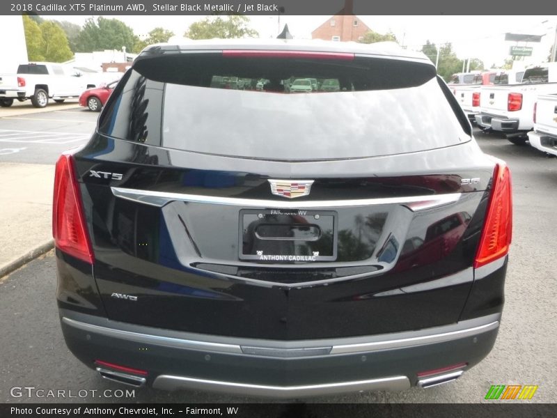 Stellar Black Metallic / Jet Black 2018 Cadillac XT5 Platinum AWD