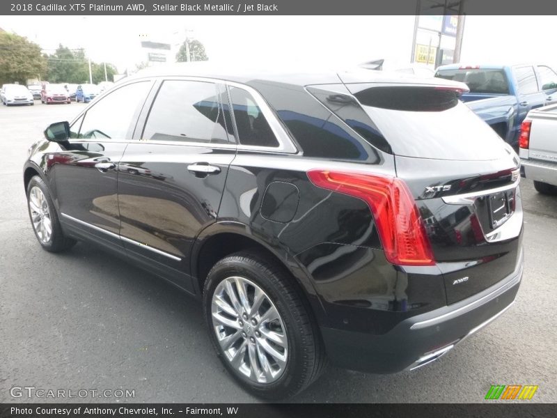 Stellar Black Metallic / Jet Black 2018 Cadillac XT5 Platinum AWD