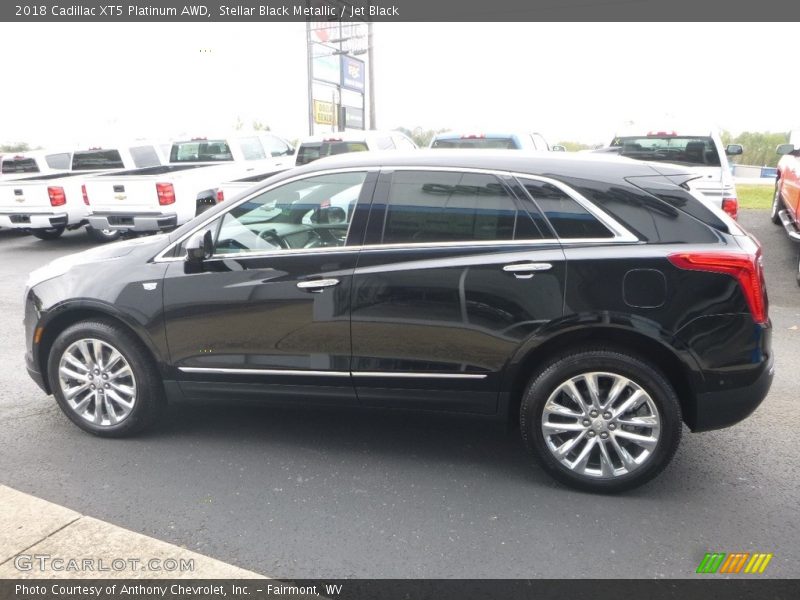 Stellar Black Metallic / Jet Black 2018 Cadillac XT5 Platinum AWD