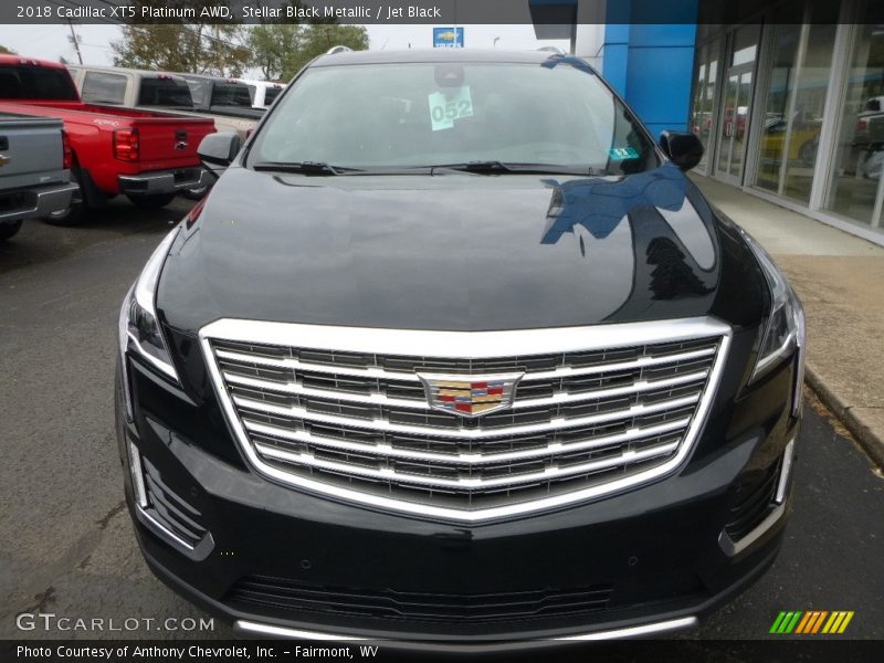 Stellar Black Metallic / Jet Black 2018 Cadillac XT5 Platinum AWD