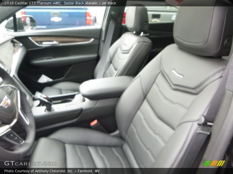 Stellar Black Metallic / Jet Black 2018 Cadillac XT5 Platinum AWD