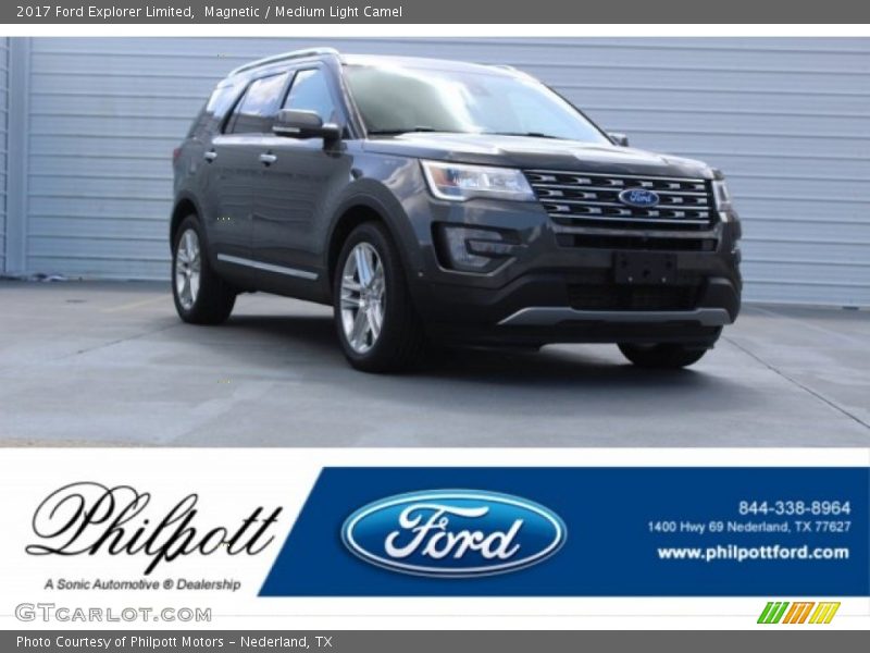 Magnetic / Medium Light Camel 2017 Ford Explorer Limited