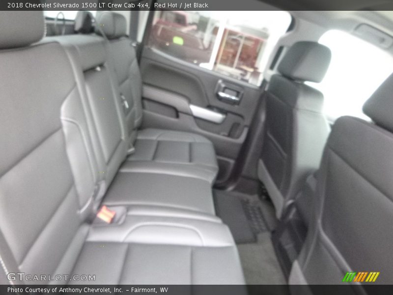 Red Hot / Jet Black 2018 Chevrolet Silverado 1500 LT Crew Cab 4x4