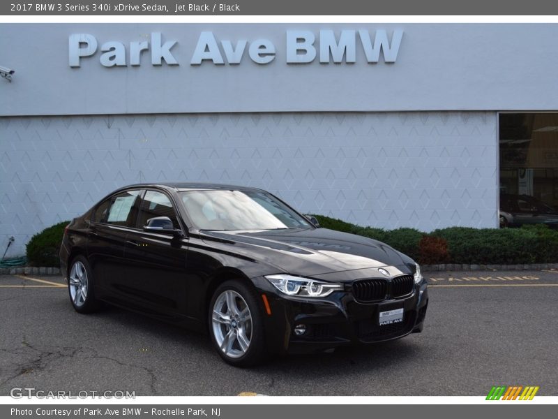 Jet Black / Black 2017 BMW 3 Series 340i xDrive Sedan