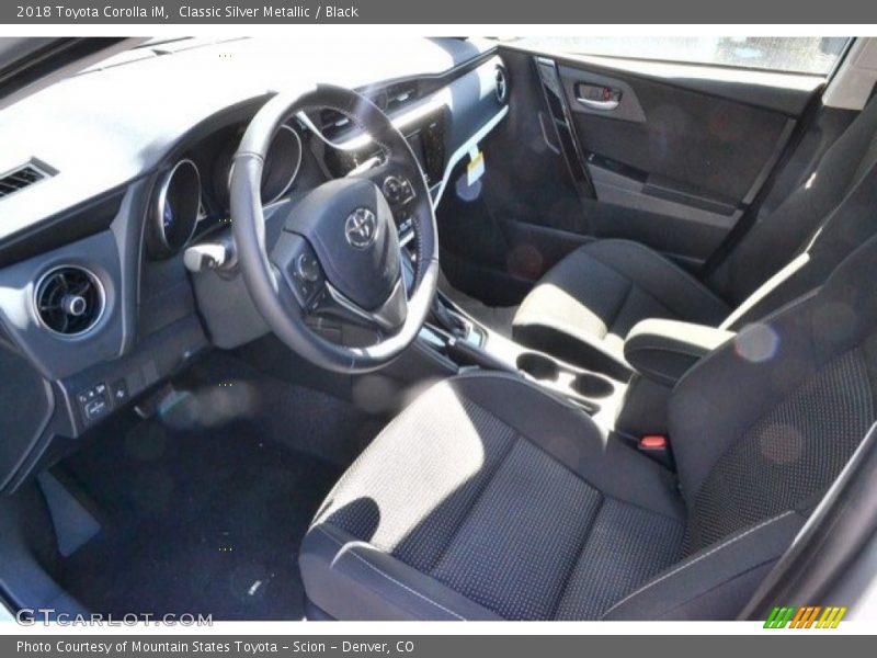 Classic Silver Metallic / Black 2018 Toyota Corolla iM
