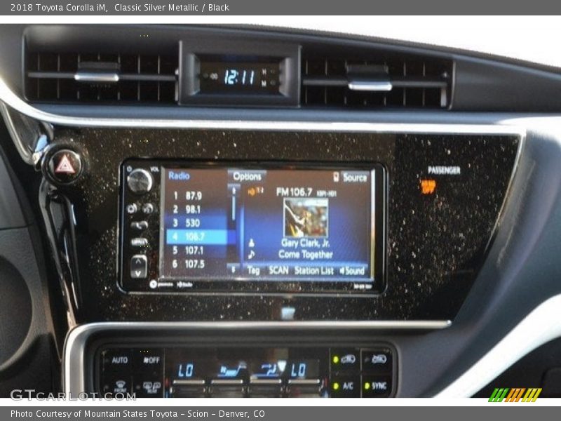 Classic Silver Metallic / Black 2018 Toyota Corolla iM