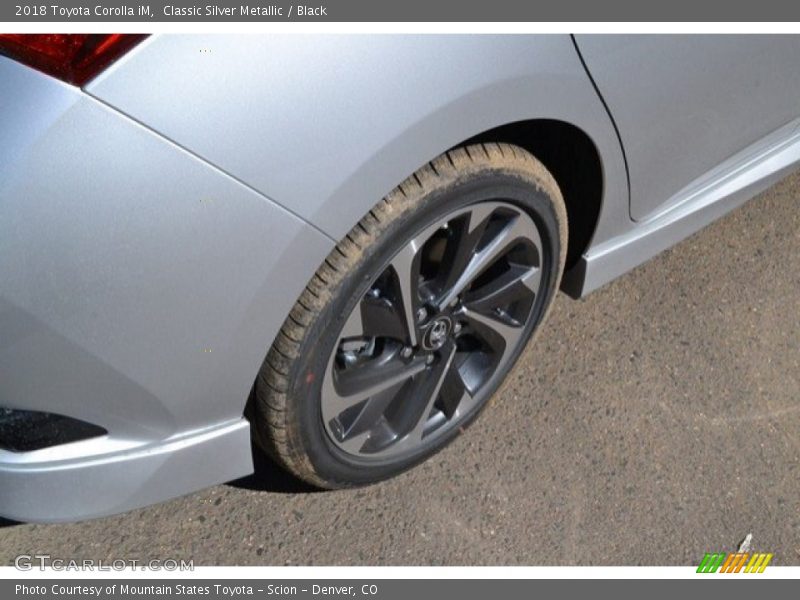 Classic Silver Metallic / Black 2018 Toyota Corolla iM