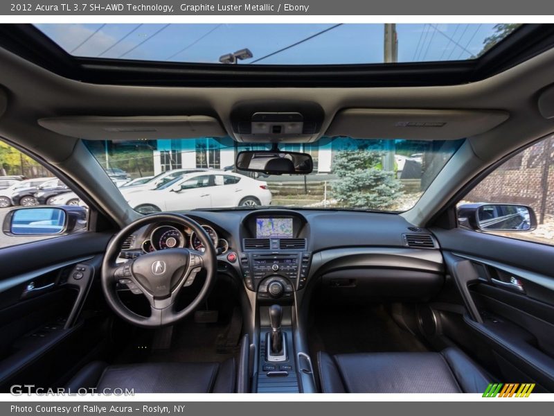 Graphite Luster Metallic / Ebony 2012 Acura TL 3.7 SH-AWD Technology