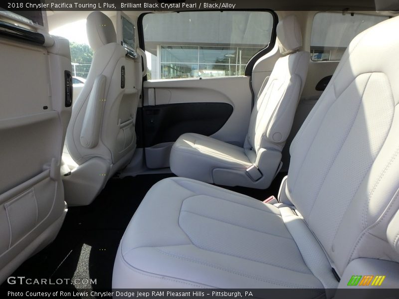 Brilliant Black Crystal Pearl / Black/Alloy 2018 Chrysler Pacifica Touring L Plus