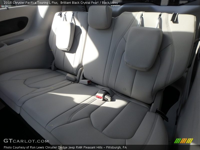 Brilliant Black Crystal Pearl / Black/Alloy 2018 Chrysler Pacifica Touring L Plus