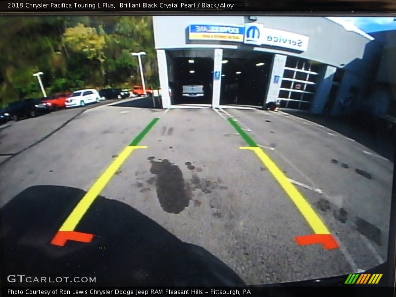 Brilliant Black Crystal Pearl / Black/Alloy 2018 Chrysler Pacifica Touring L Plus