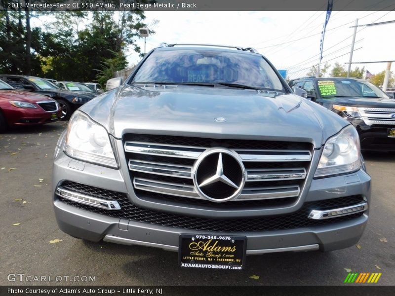 Pearl Beige Metallic / Black 2012 Mercedes-Benz GL 550 4Matic