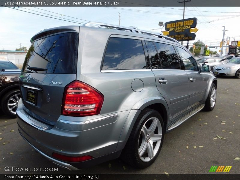 Pearl Beige Metallic / Black 2012 Mercedes-Benz GL 550 4Matic