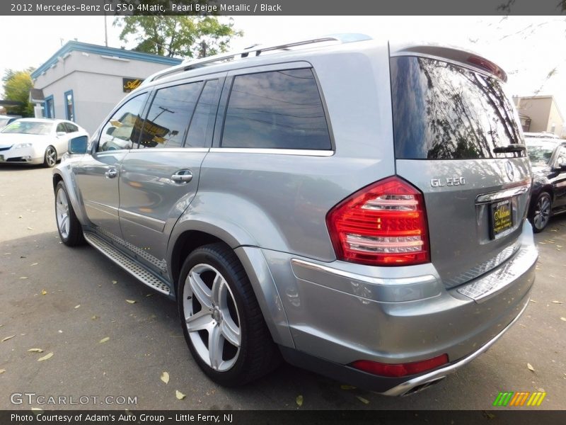 Pearl Beige Metallic / Black 2012 Mercedes-Benz GL 550 4Matic