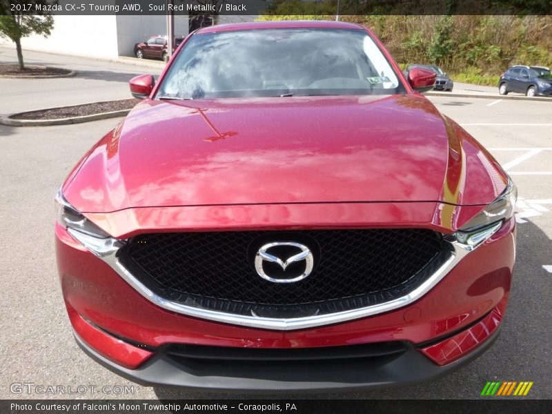 Soul Red Metallic / Black 2017 Mazda CX-5 Touring AWD