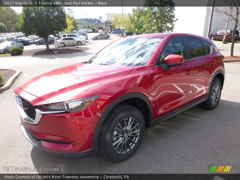 Soul Red Metallic / Black 2017 Mazda CX-5 Touring AWD