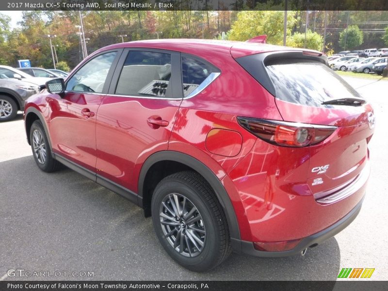 Soul Red Metallic / Black 2017 Mazda CX-5 Touring AWD