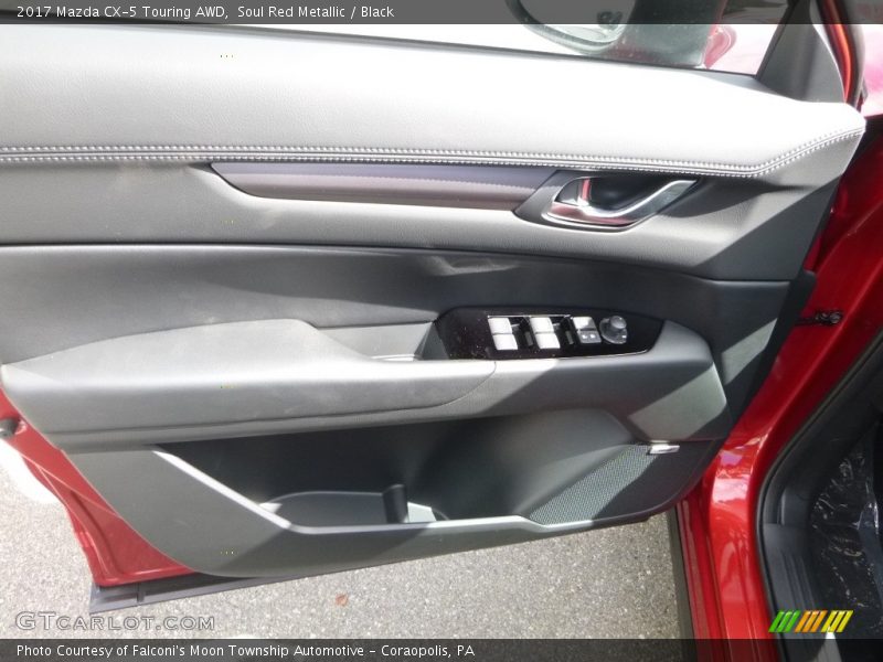 Soul Red Metallic / Black 2017 Mazda CX-5 Touring AWD
