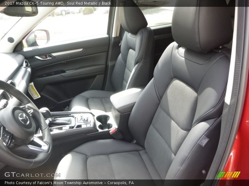 Soul Red Metallic / Black 2017 Mazda CX-5 Touring AWD
