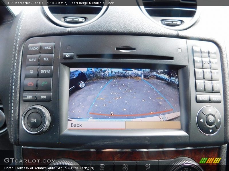 Pearl Beige Metallic / Black 2012 Mercedes-Benz GL 550 4Matic