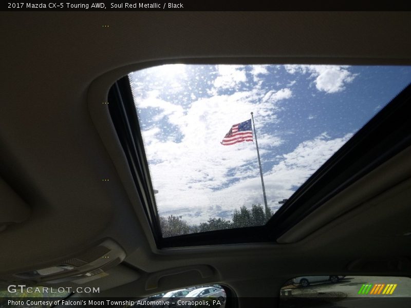 Soul Red Metallic / Black 2017 Mazda CX-5 Touring AWD