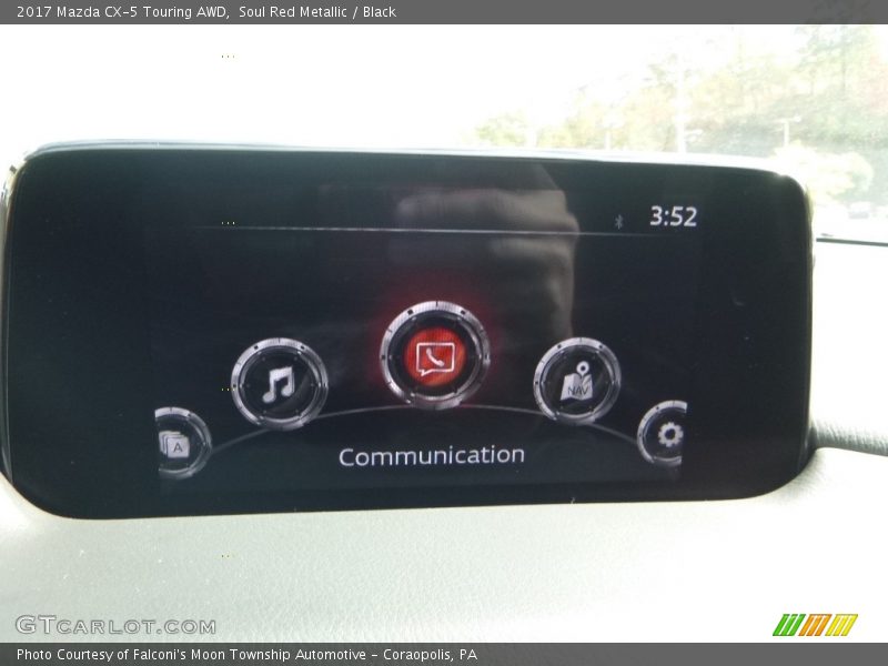 Soul Red Metallic / Black 2017 Mazda CX-5 Touring AWD