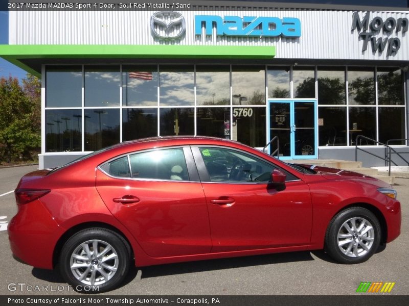 Soul Red Metallic / Sand 2017 Mazda MAZDA3 Sport 4 Door
