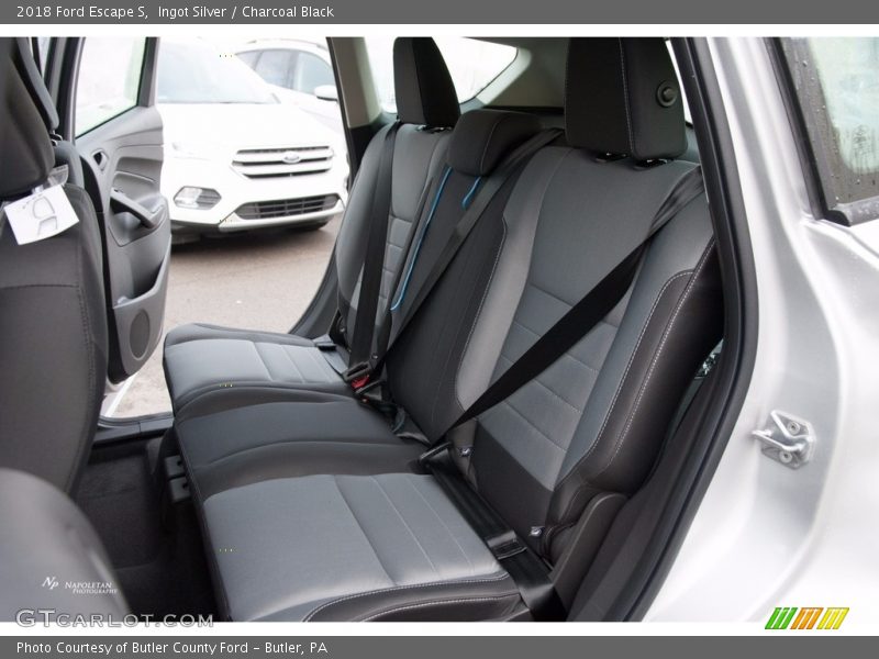 Ingot Silver / Charcoal Black 2018 Ford Escape S