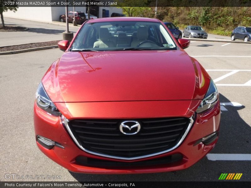 Soul Red Metallic / Sand 2017 Mazda MAZDA3 Sport 4 Door