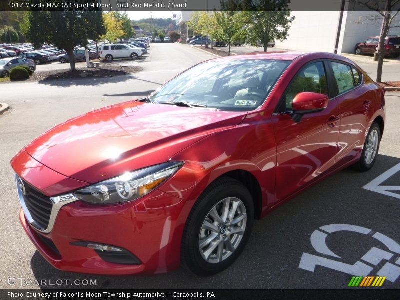 Soul Red Metallic / Sand 2017 Mazda MAZDA3 Sport 4 Door