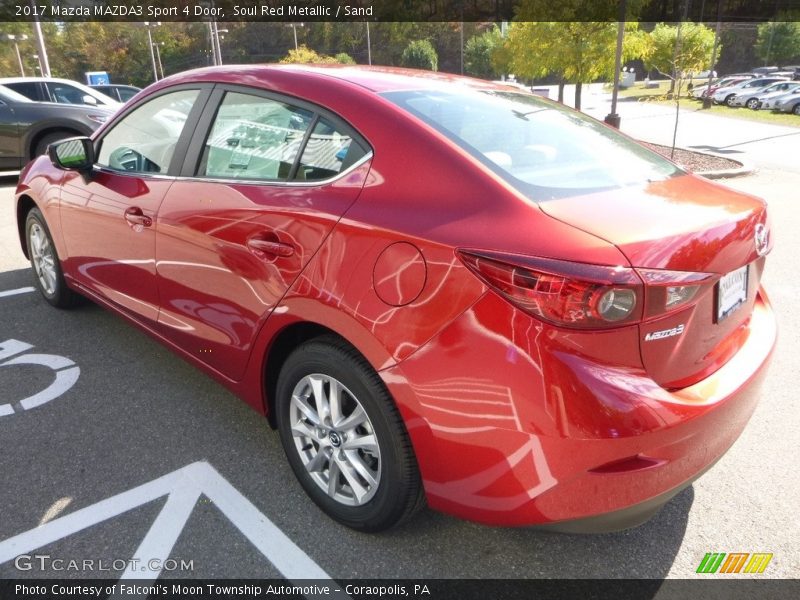 Soul Red Metallic / Sand 2017 Mazda MAZDA3 Sport 4 Door