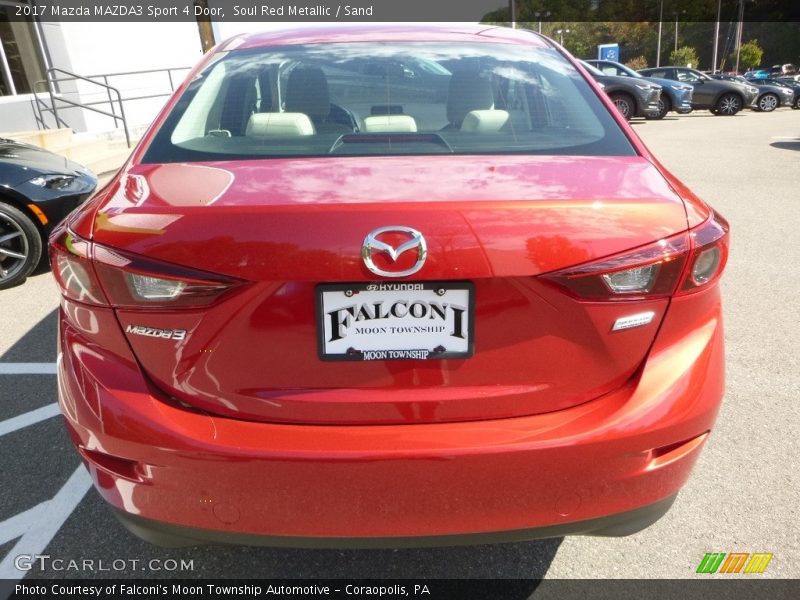Soul Red Metallic / Sand 2017 Mazda MAZDA3 Sport 4 Door