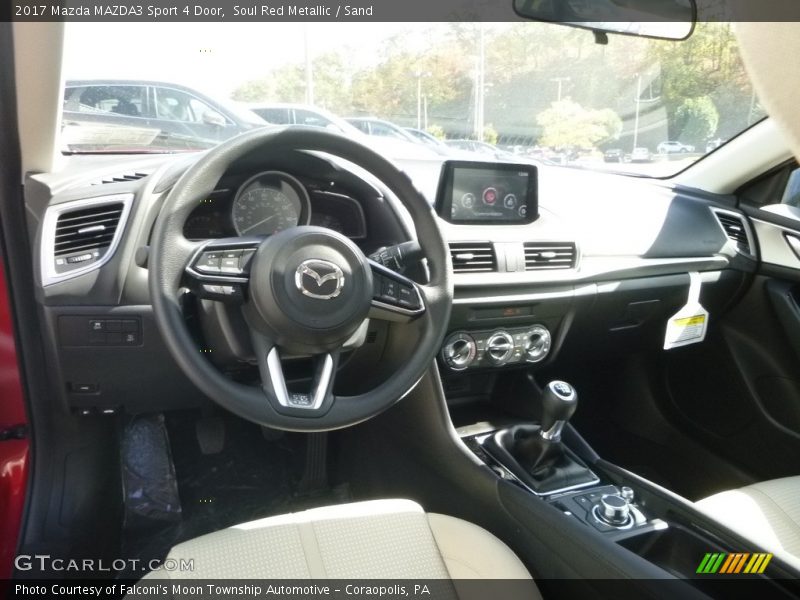 Soul Red Metallic / Sand 2017 Mazda MAZDA3 Sport 4 Door