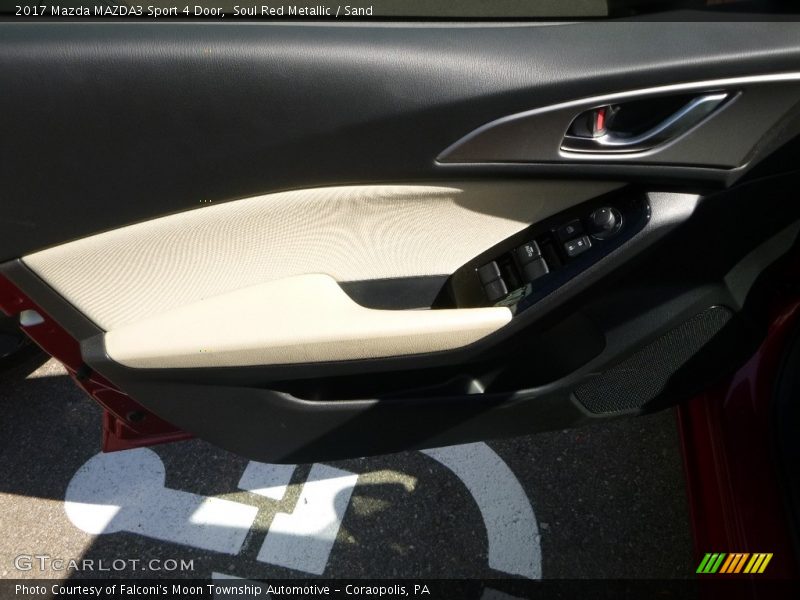 Soul Red Metallic / Sand 2017 Mazda MAZDA3 Sport 4 Door
