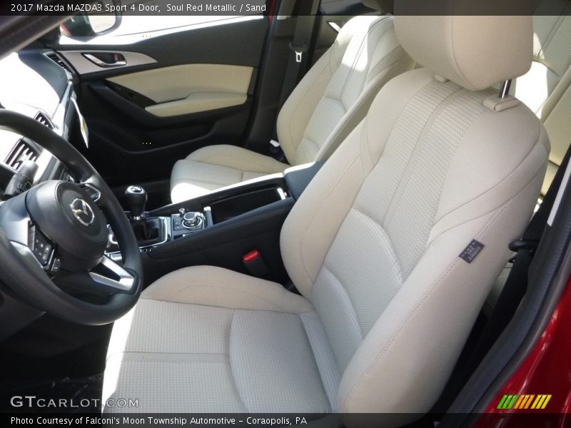 Soul Red Metallic / Sand 2017 Mazda MAZDA3 Sport 4 Door