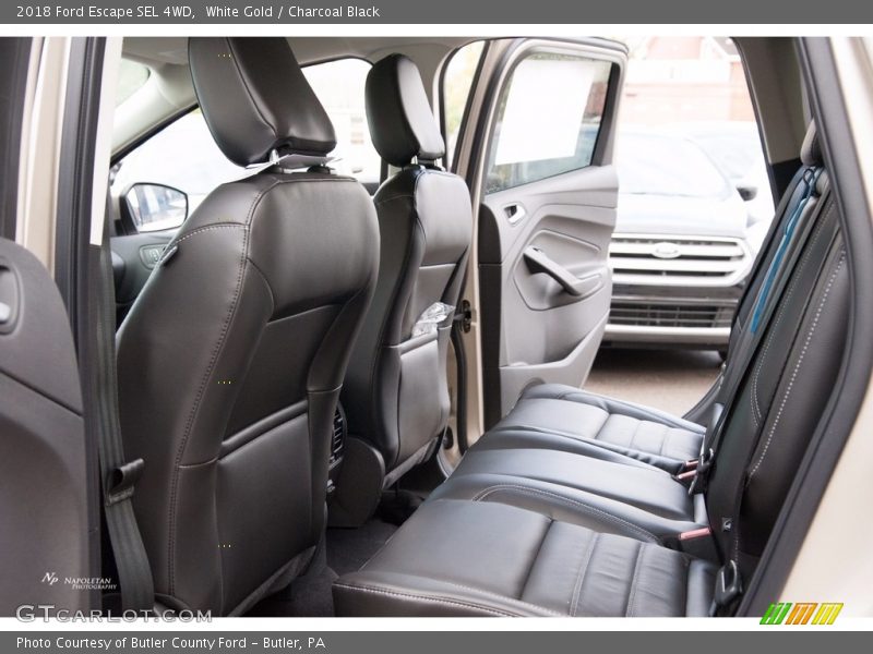 White Gold / Charcoal Black 2018 Ford Escape SEL 4WD