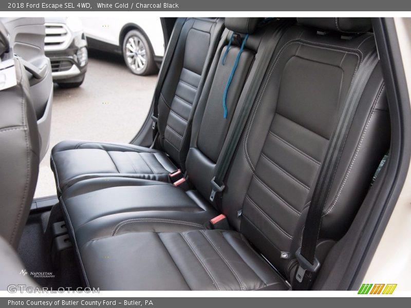 White Gold / Charcoal Black 2018 Ford Escape SEL 4WD