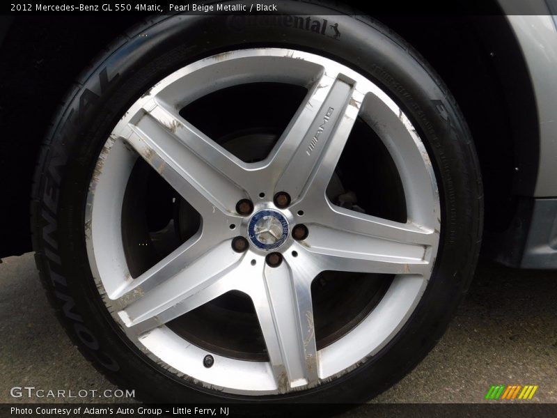 Pearl Beige Metallic / Black 2012 Mercedes-Benz GL 550 4Matic