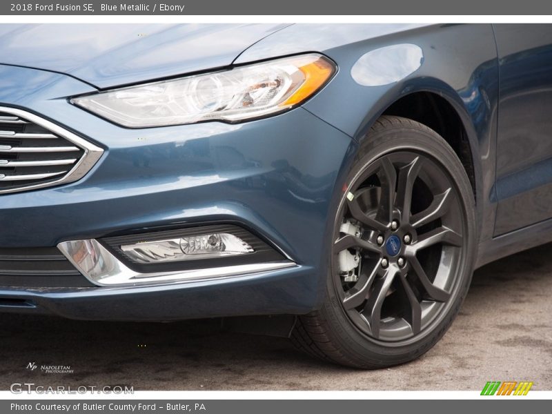 Blue Metallic / Ebony 2018 Ford Fusion SE