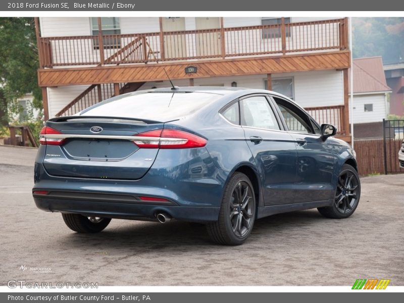 Blue Metallic / Ebony 2018 Ford Fusion SE