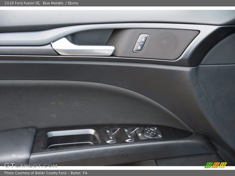 Blue Metallic / Ebony 2018 Ford Fusion SE