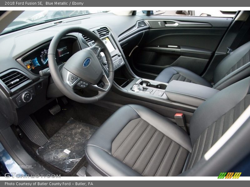 Blue Metallic / Ebony 2018 Ford Fusion SE