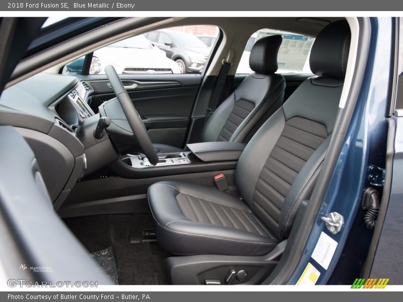 Blue Metallic / Ebony 2018 Ford Fusion SE
