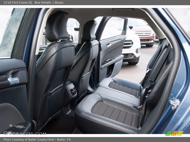 Blue Metallic / Ebony 2018 Ford Fusion SE