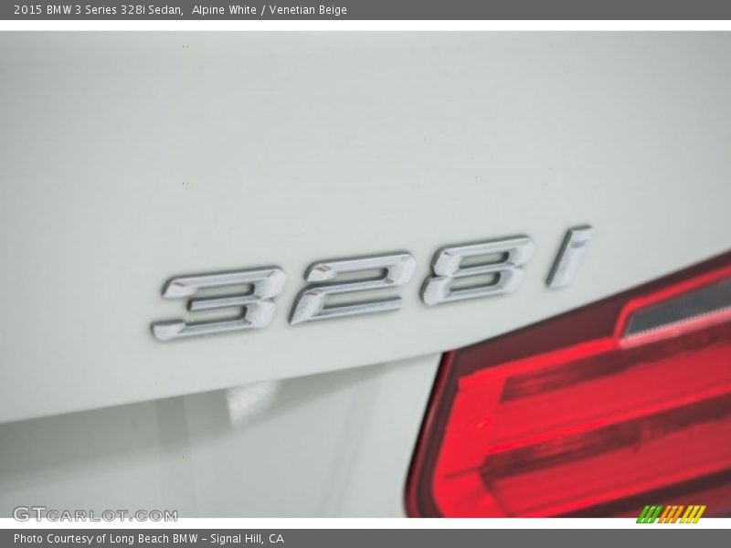 Alpine White / Venetian Beige 2015 BMW 3 Series 328i Sedan