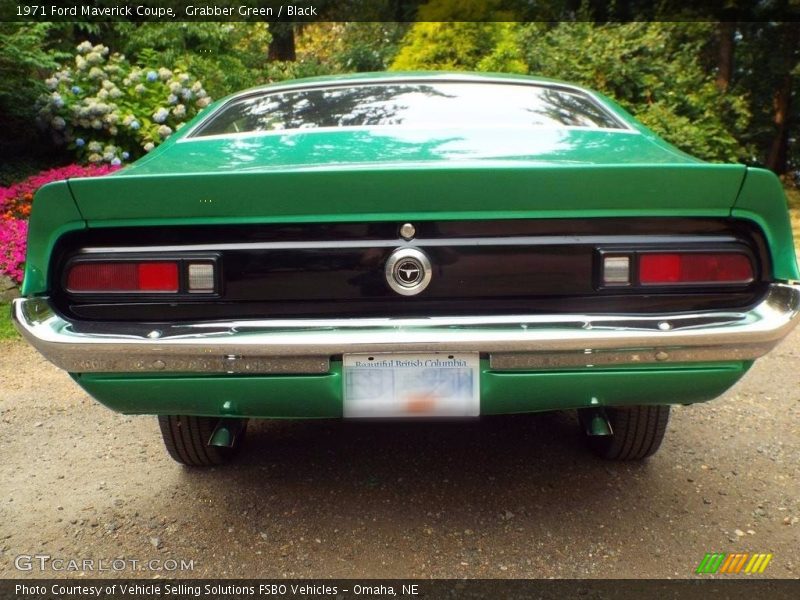 Grabber Green / Black 1971 Ford Maverick Coupe