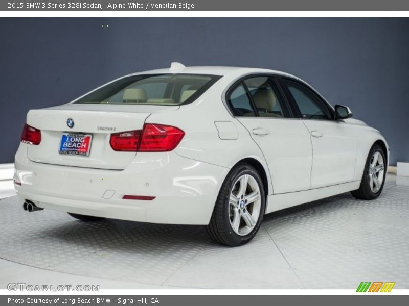 Alpine White / Venetian Beige 2015 BMW 3 Series 328i Sedan