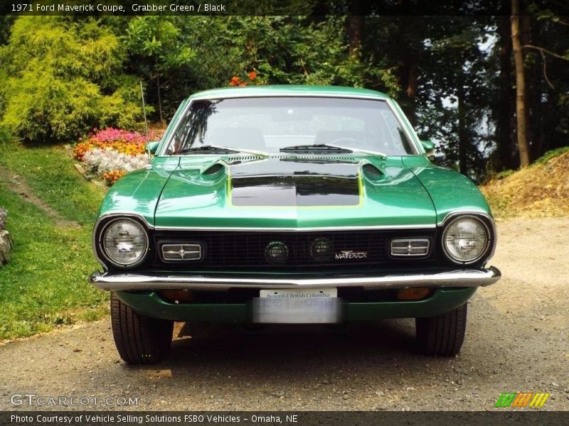 Grabber Green / Black 1971 Ford Maverick Coupe