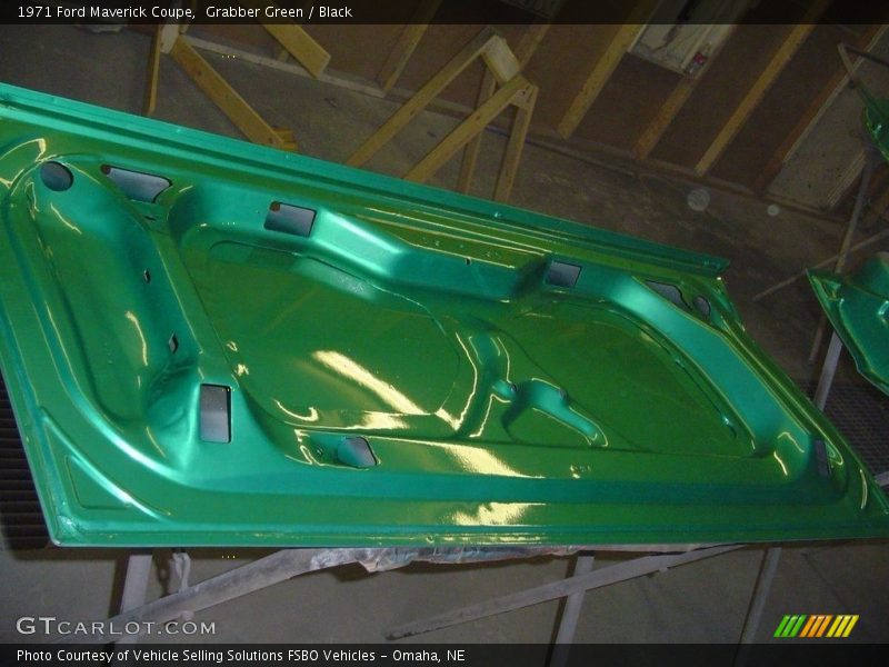 Grabber Green / Black 1971 Ford Maverick Coupe