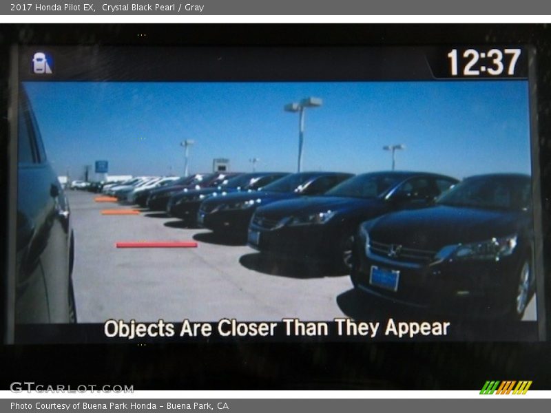 Crystal Black Pearl / Gray 2017 Honda Pilot EX